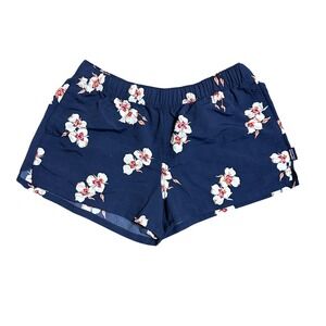 Patagonia Women's Small Navy Floral Print 2.5" Baggies Shorts